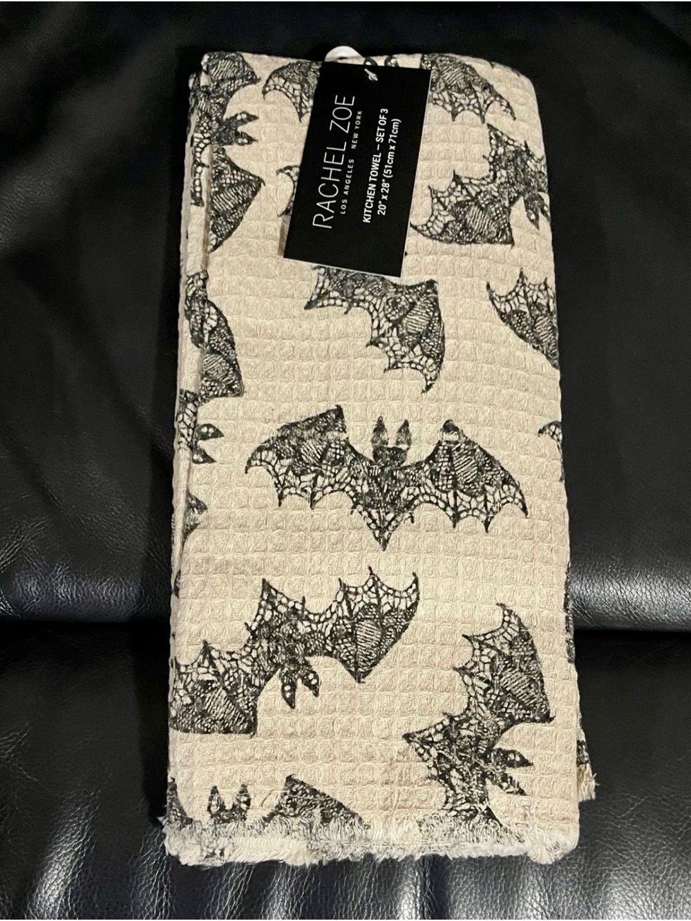Halloween Rachel Zoe Bats Kitchen Towels, Set of 3 Subcategory Classification